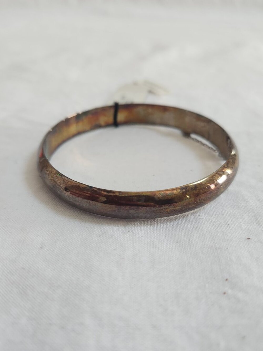 Sterling Silver Hinged Bangle Bracelet